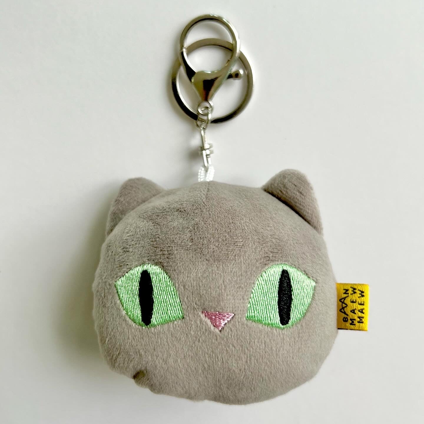 The Moji and Friends : Cat Keychain พวงกุญแจ แมววิเชียรมาศ แมวขาวมณี แมวดำโกญจา แมวเทาสีสวาด แมวส้ม แมวสามสี